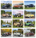 Antique Autos Wall Calendar
